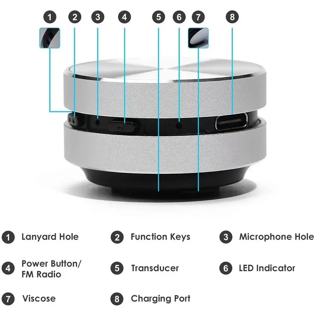 Bass Speaker™-mini portable speaker